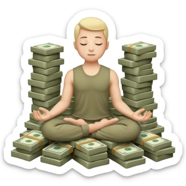 медитация на деньги
 sticker