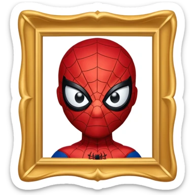 Spider man little sticker