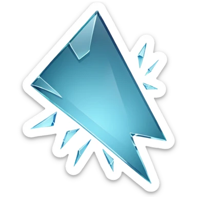 Broken Glass sticker