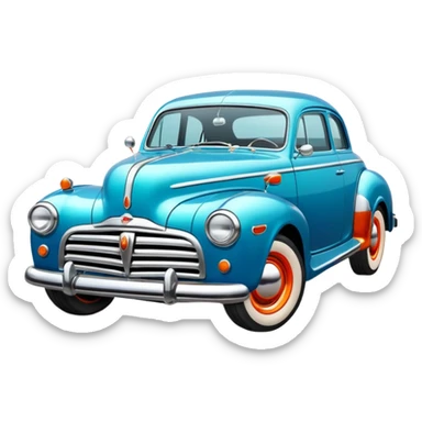 classic cars sticker