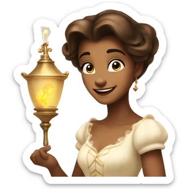 lumiere beauty and the beast  sticker