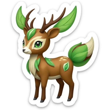 Meloetta-Sawsbuck-Virizion-Pokémon-Fakémon-creature sticker