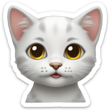 Little kitten sticker