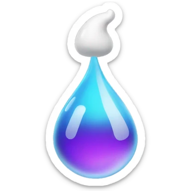 a drop of nicotine sticker