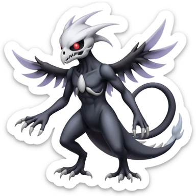 Duskull-Darkrai-Palkia-Fakémon-fusion (full body) sticker