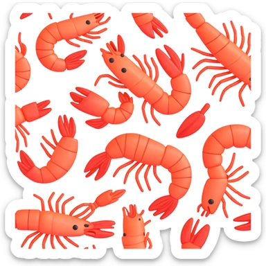 shrimp sticker