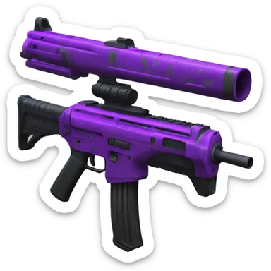 fine shyt with the new cod gun skin purplish neon sticker