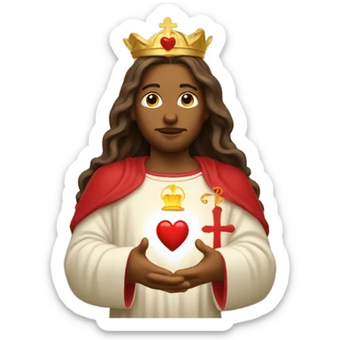 Sacred heart sticker