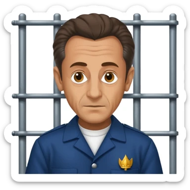 Nicolas sarkozy en prison  sticker