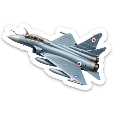 mirage 2000d french fighter jet sticker