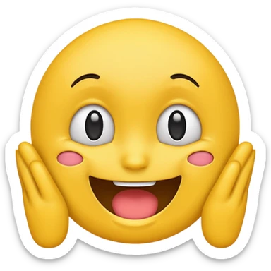 Cringe emoji sticker