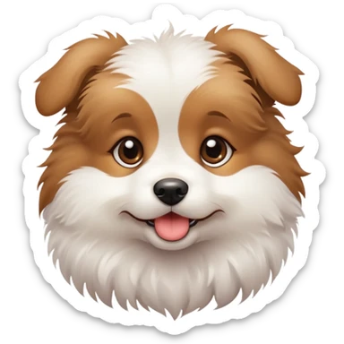 cute little puppy sticker