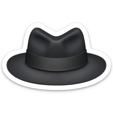 Black hat 🧢 sticker