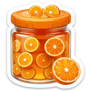 orange marmalade sticker