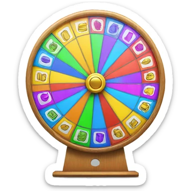 prize wheel sticker