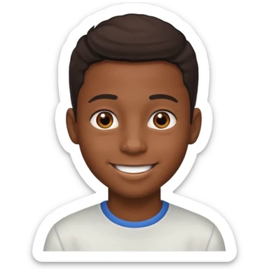 67 black boy sticker