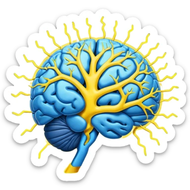 Brain signal sticker