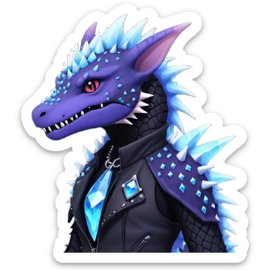 Punk’ish Edgy Badass Dark Gothic Salandit-Aurorus-Amaura-Hybrid-Creature sticker
