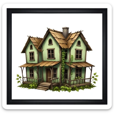 Abandoned Houses sticker