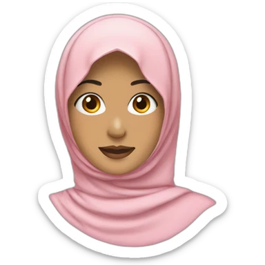 Hijab-Indonesia-Womam sticker