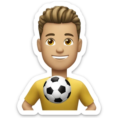 Christiano Ronaldo qui gagne le ballon d’or sticker