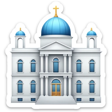 make the png emoji of president's office building sticker