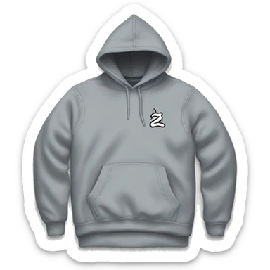 Gray Stussy Nike hoodie  sticker