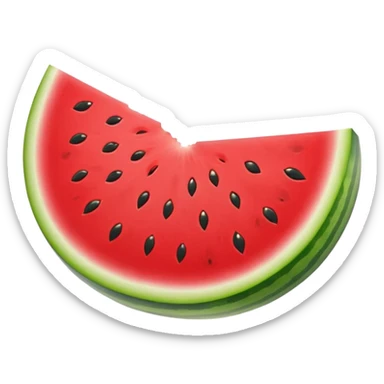 half watermelon sticker