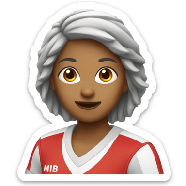 jogadora de vôlei  sticker