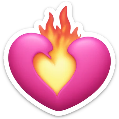 Pink hearth  sticker