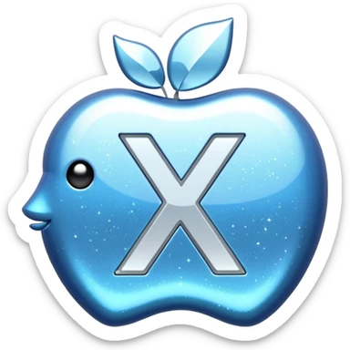 glitter white symbol bank sticker