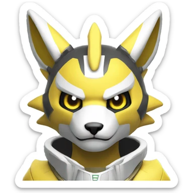 Metabee Renamon Zeraora sticker