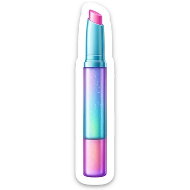 1990’s sparkly lip gloss tube sticker