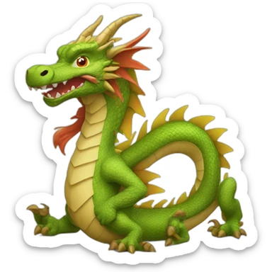 Nepali dragon sticker
