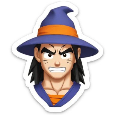 Goku from dragon ball z sticker
