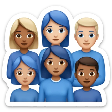 Tiktok mavi tim sticker