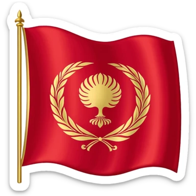 Persian empire flag  sticker
