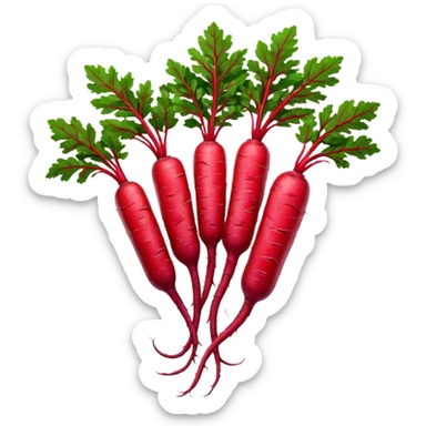 red horseradish sticker