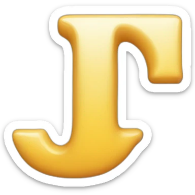 The Letter L and W together sticker