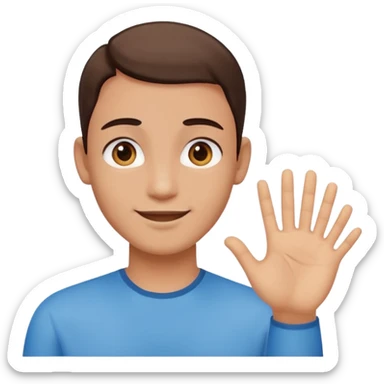 saying hello avatar  sticker