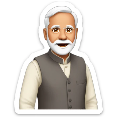 Narendra Modi shocking sticker