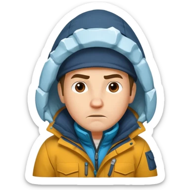 ice cave explorer sticker