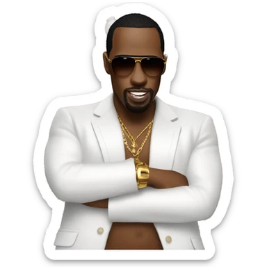 p diddy lotion sticker