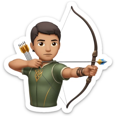 archer man sticker