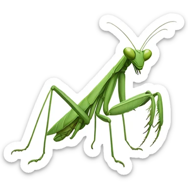 Praying mantis  sticker