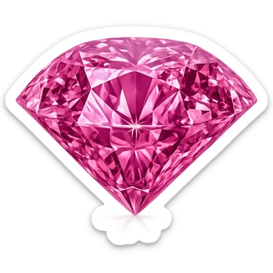 pink diamond, glamorous and stylish sticker