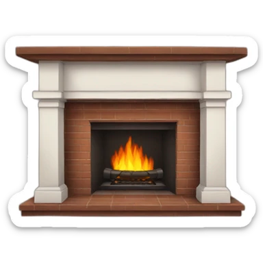 fireplace sticker