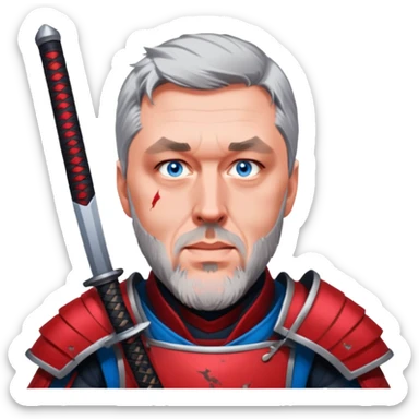 Battle-Ready Samurai sticker