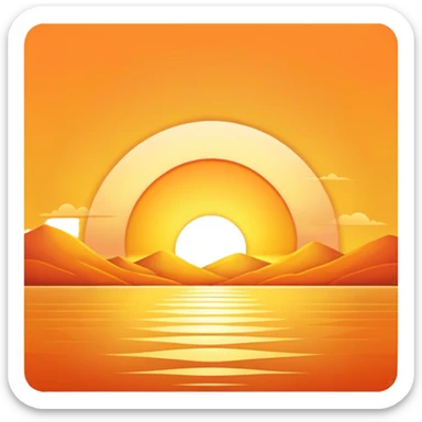 Sunrises  sticker