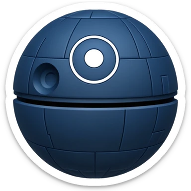 deathstar blueberry sticker